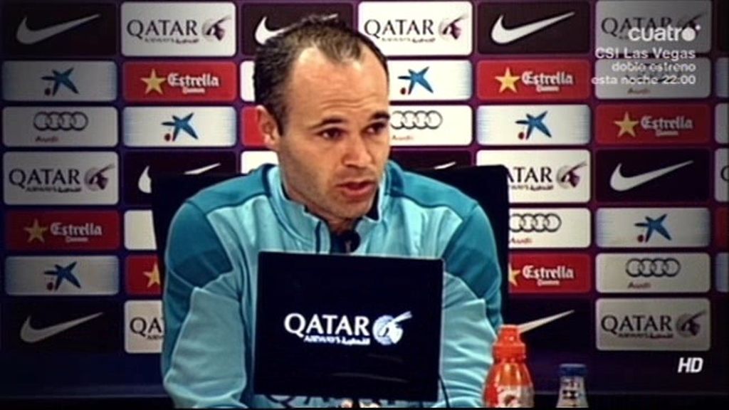 Iniesta: "Cuando un equipo gana una Liga, nunca puede ser una temporada mala"