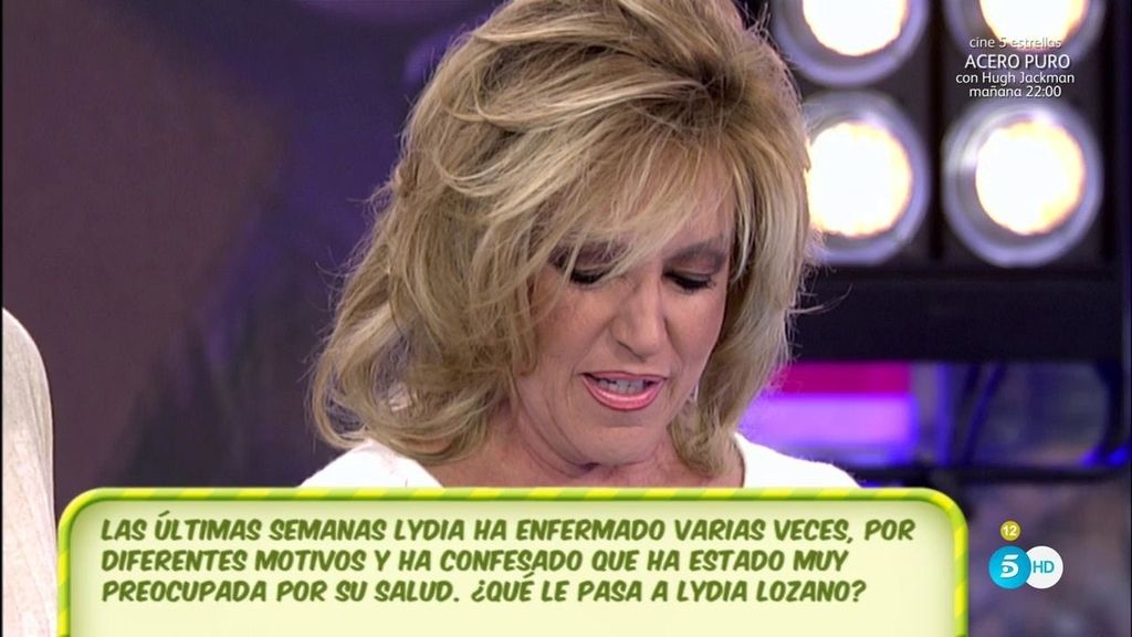 Lydia Lozano está pasando por sus peores momentos... Hoy nos lo desvela a todos