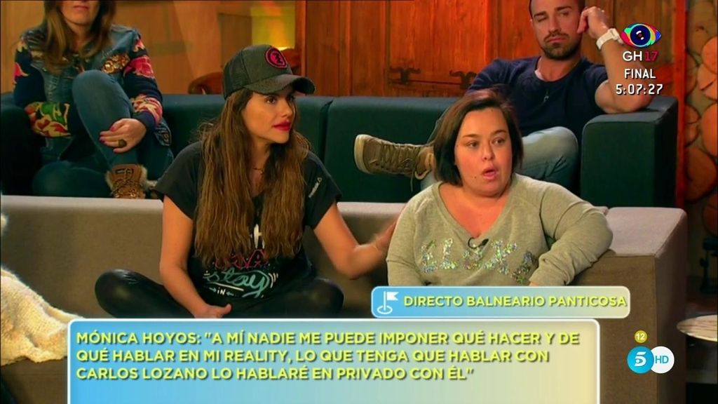 Según Chiqui, Mónica Hoyos se planteó renunciar a su sillón como colaboradora