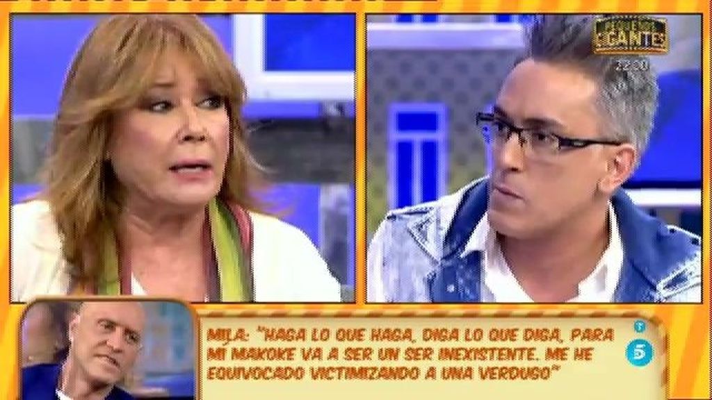 Mila Ximénez: "No voy a perder la salud por lo que suceda en plató"
