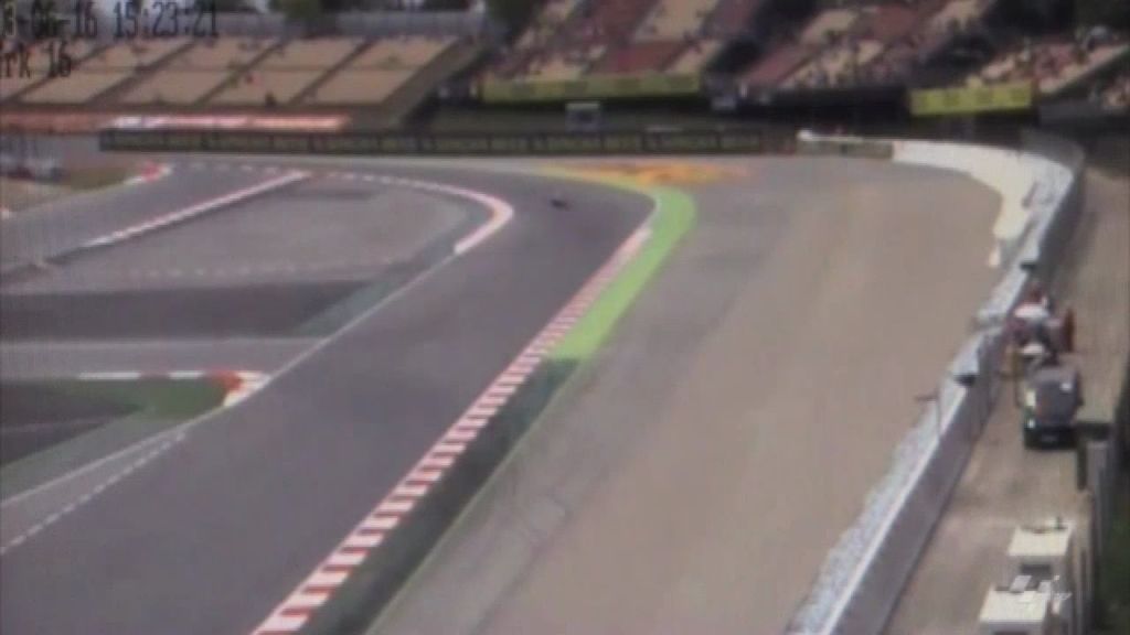 Así ha sido el accidente mortal de Luis Salom en el Gran Premio de Catalunya