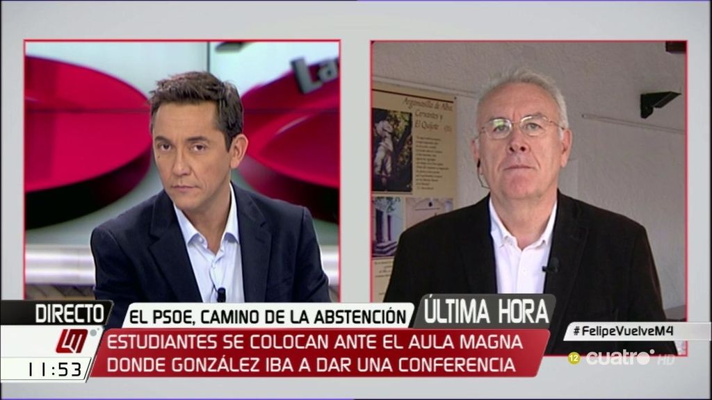 Cayo Lara, sobre el PSOE: “Creo que están entre el susto y la muerte”