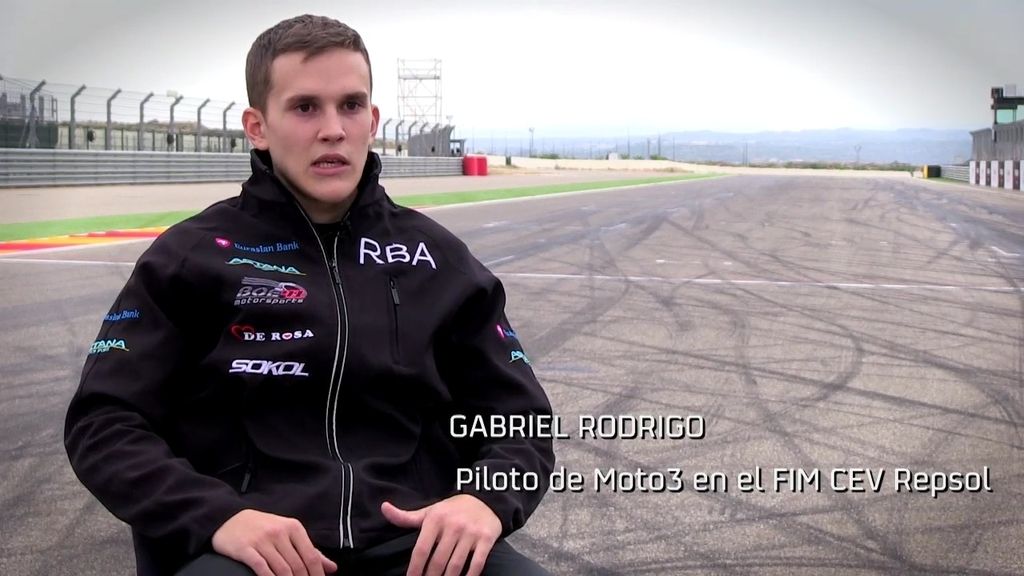 Gabriel Rodrigo, piloto de Moto3 del CEV que comenzó a competir a los 13 años
