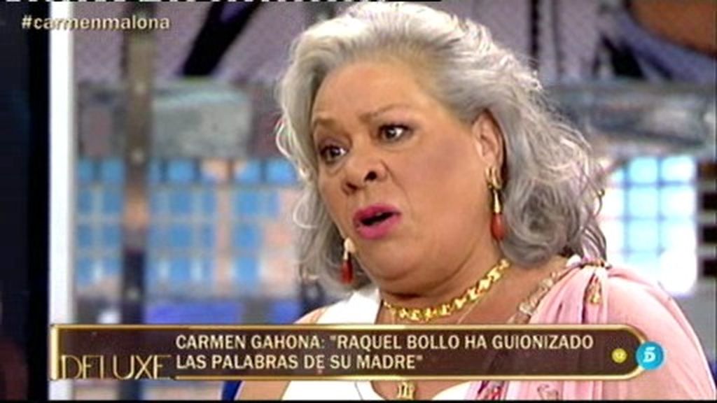 Carmen Gahona: "Raquel entraba en los camerinos buscando a Chiquetete"