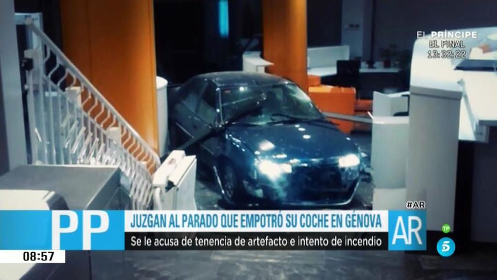 Arranca el juicio contra el hombre que empotró su coche en la sede del PP