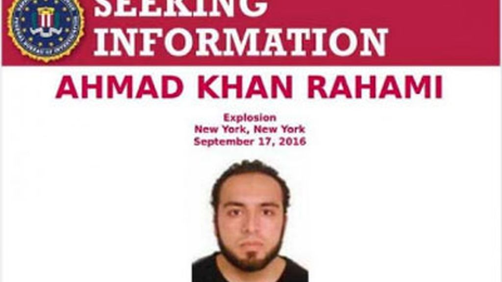 La policía busca a este hombre de origen afgano, sospechoso del ataque en Manhattan