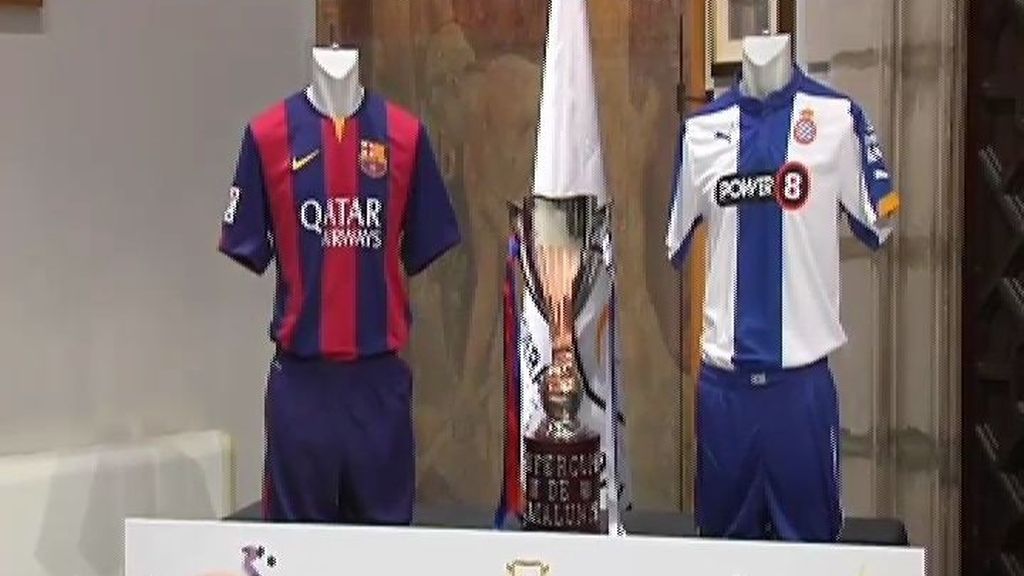 Artur Mas presenta la Supercopa de Cataluña entre Barça y Espanyol