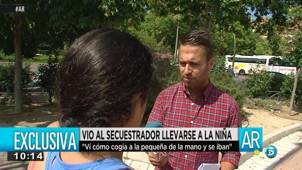 Exclusiva ‘AR’, testigo del secuestro de Ciudad Lineal: "No es el de las fotos"