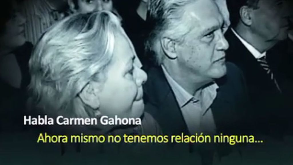 Carmen Gahona, separada y ¿montajista?