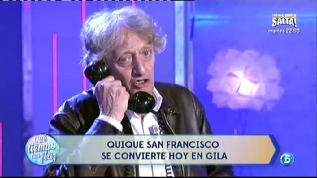 Quique San Francisco homenajea a Gila