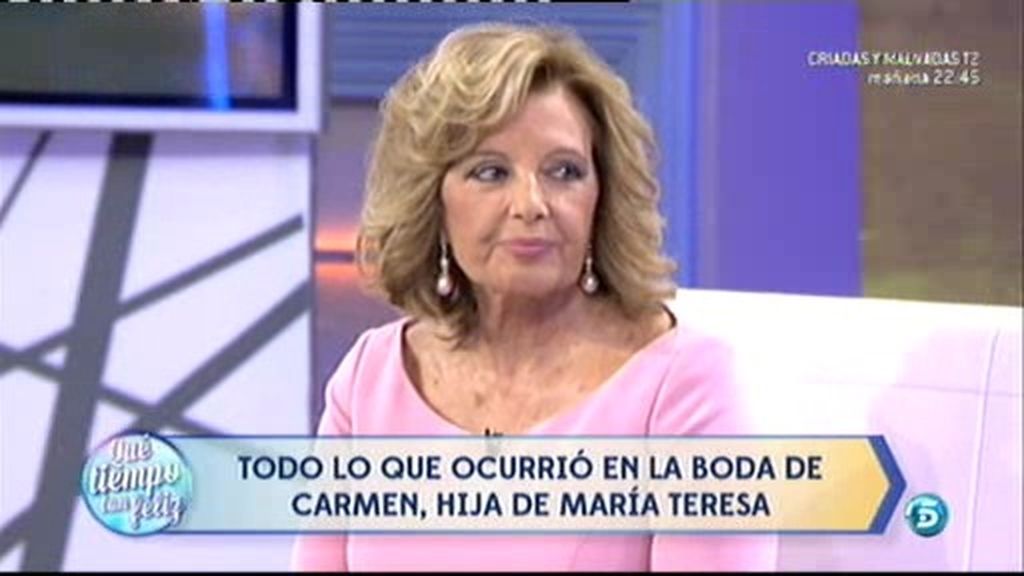 Así fueron las palabras que María Teresa Campos le dedicó a Carmen y a José Carlos