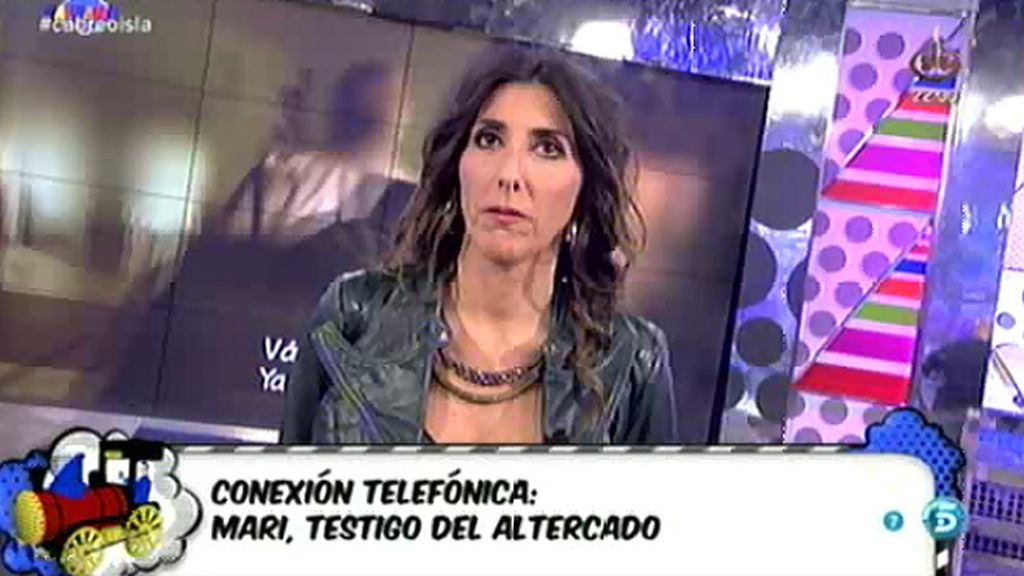 Mari, testigo del altercado con la prensa: "Alberto y Chabelita estaban atacados"
