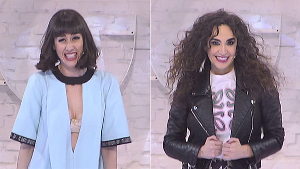 Reto cumplido: Cristina y Natalia se intercambian la ropa