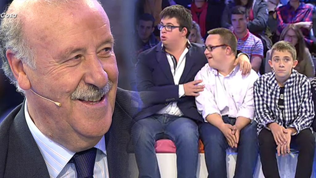 Vicente del Bosque, a los niños de su campus: "El deporte os hace mejores"