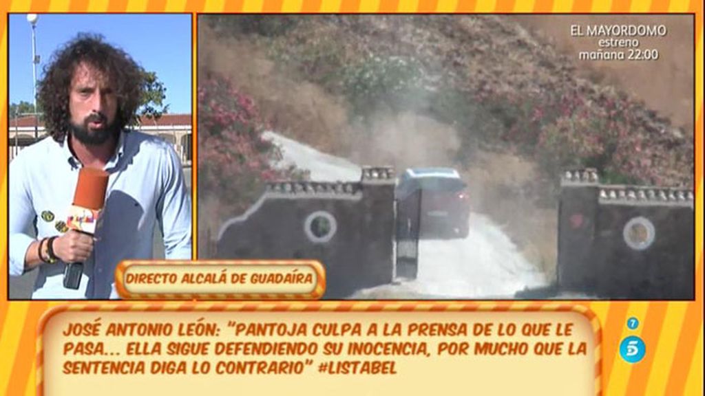 J.A. León: “Supuestamente, Isabel Pantoja dice a las funcionarias que es inocente”