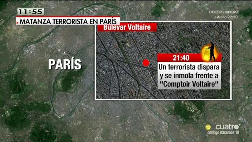 Tres equipos coordinados, así fueron los ataques terroristas en París