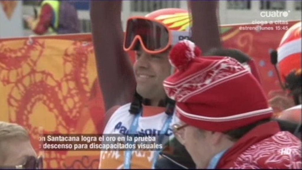 El esquiador Jon Santacana logra el primer oro en los Paralímpicos de Sochi