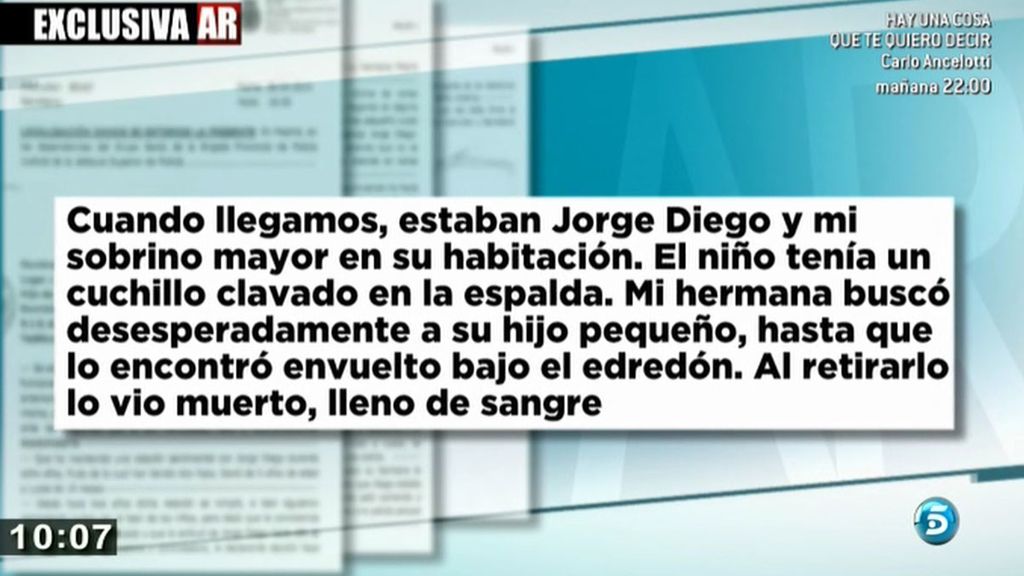 La declaración de los testigos del parricidio de Carabanchel, en exclusiva