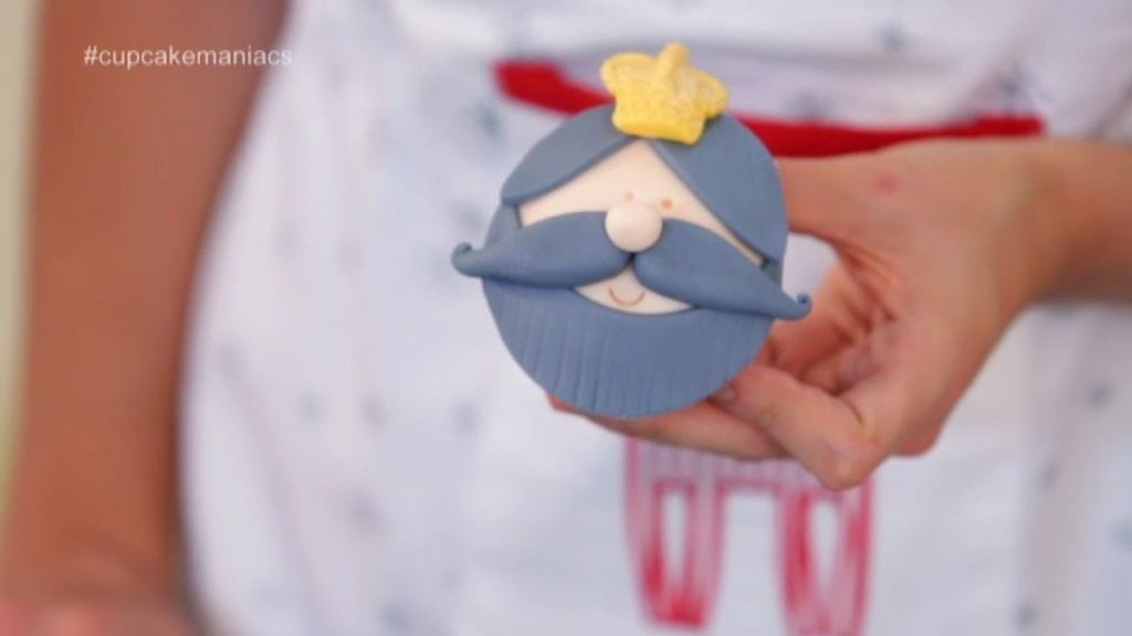 Cupcake con forma de Rey Mago