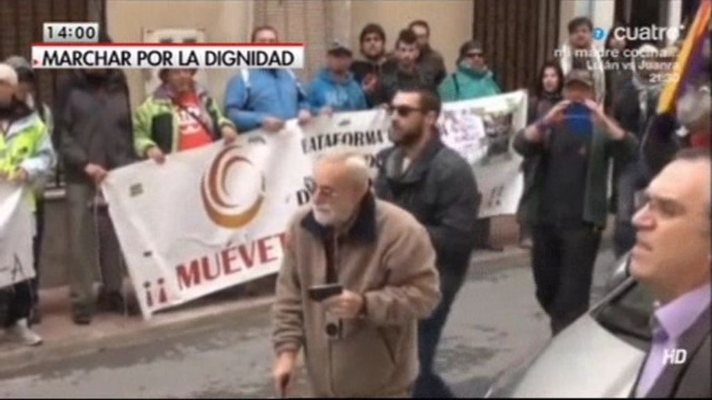 El alcalde de Caudete se enfrenta con 'Marchas por la dignidad'