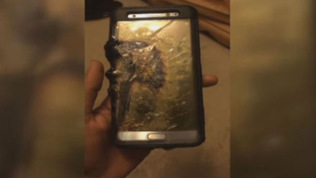 El video viral que muestra un ‘Galaxy Note 7’ quemado tras ser cargado