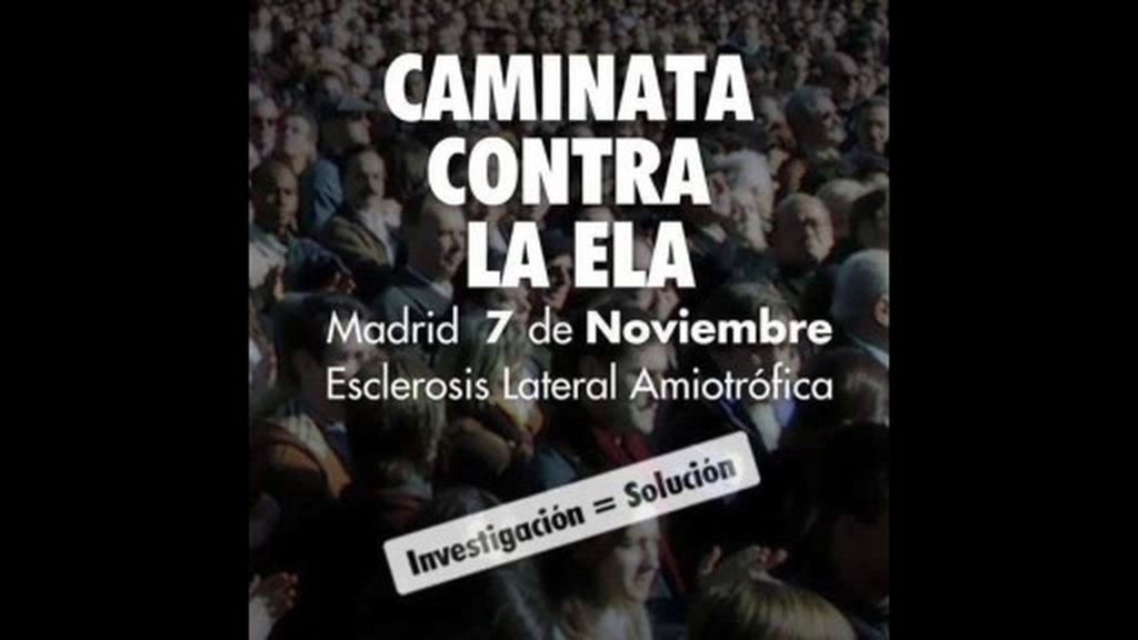 'Caminata por la vida y contra la ELA'  el 7 de noviembre en Madrid