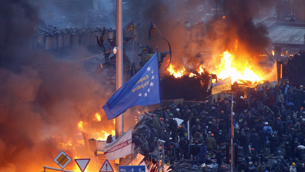 Sangrientas protestas en Kiev