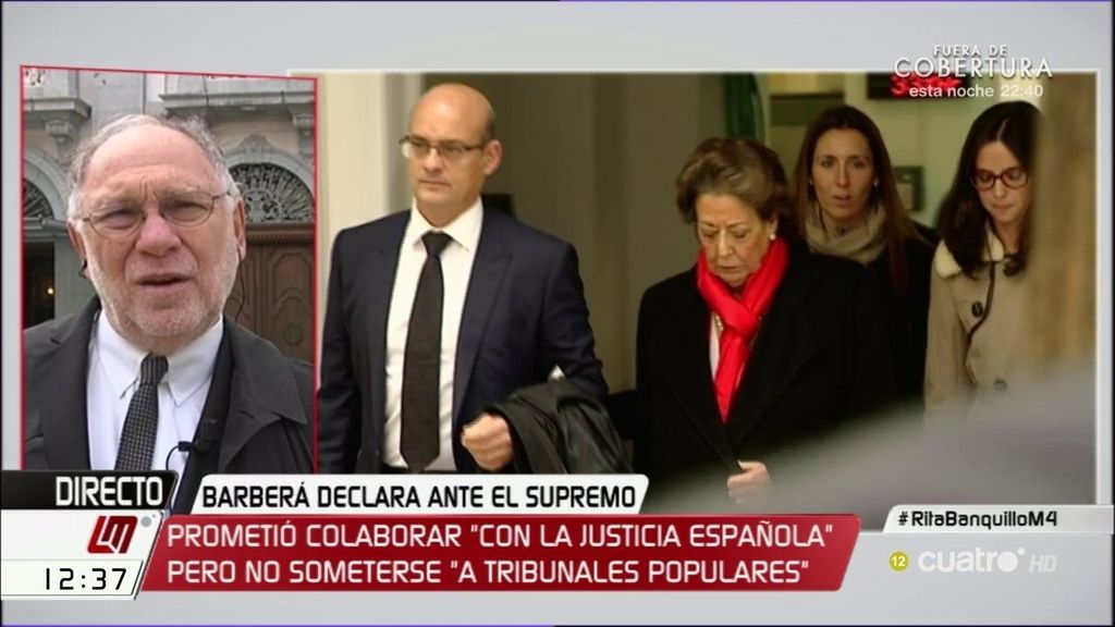 Ernesto Ekaizer: “Rita Barberá estaba muy nerviosa en la declaración”