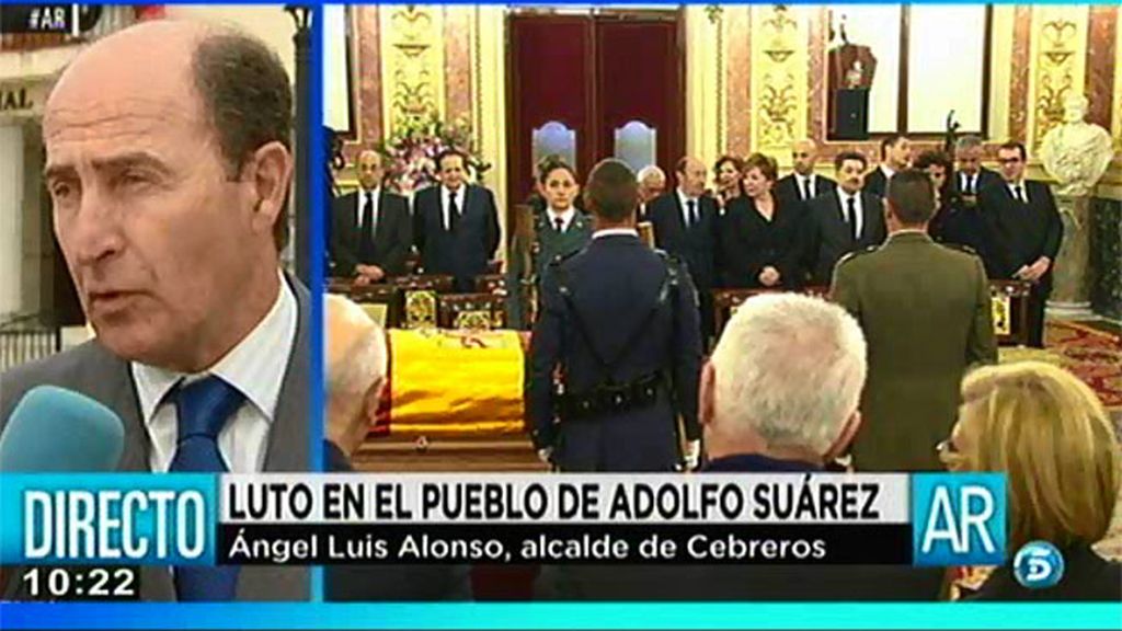 Cebreros, pueblo natal de Adolfo Suárez, llora la muerte del expresidente