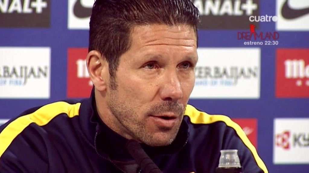 Simeone, en estado puro: "A los jugadores que sueñan les invitaría a que despierten"