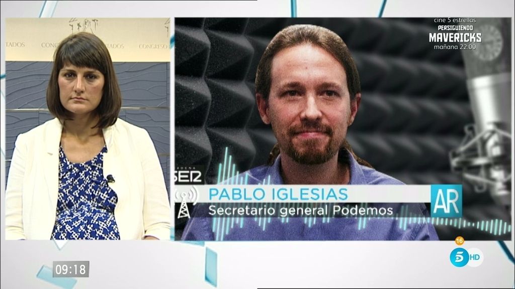 Iglesias: "PSOE y Podemos votaremos que no y tendremos que sentarnos a dialogar"