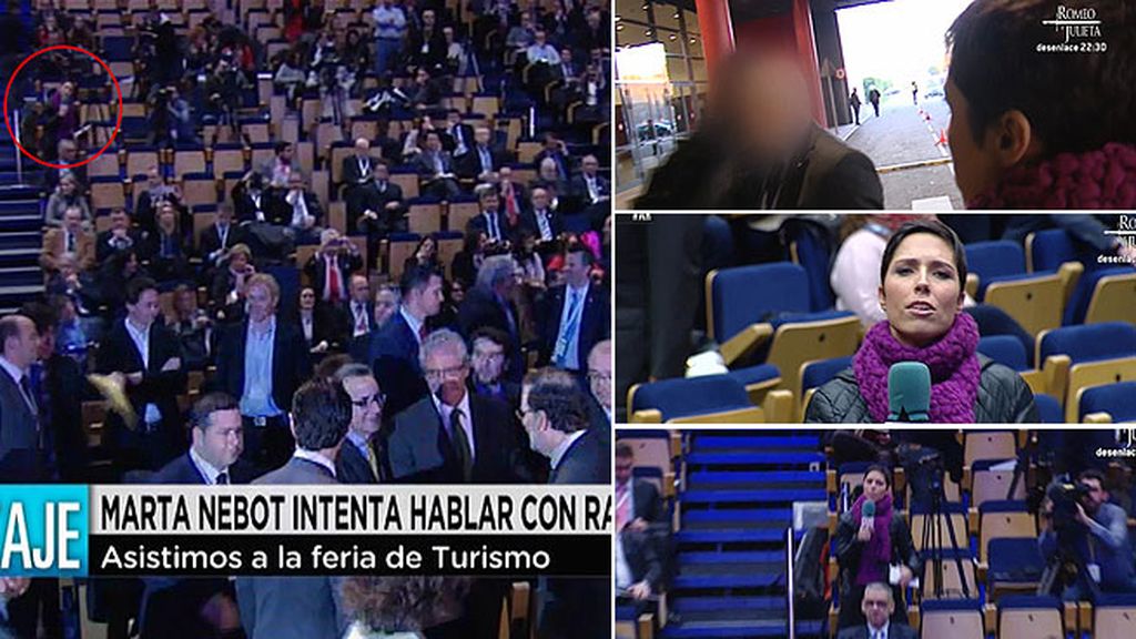 Marta Nebot intenta hablar con Rajoy sin éxito