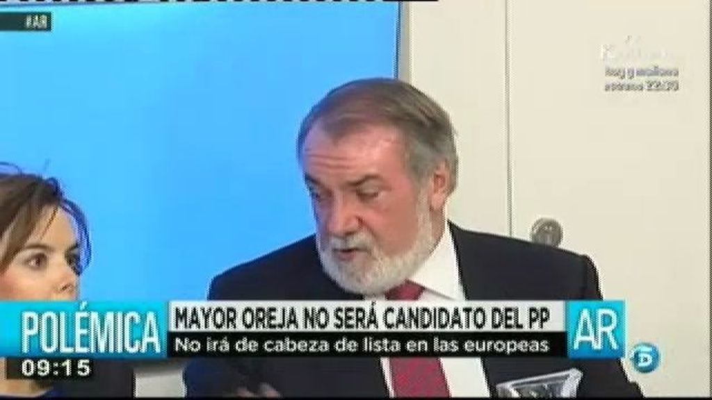 Mayor Oreja no será candidato del PP en las europeas