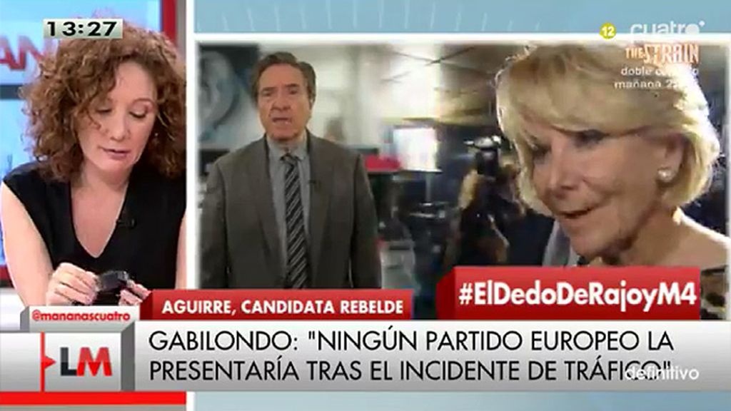 Gabilondo: "Por un puñado de votos, Mariano Rajoy se humilla ante Aguirre"