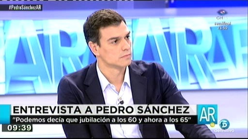 Pedro Sánchez: “La gran coalición es negativa para la democracia”