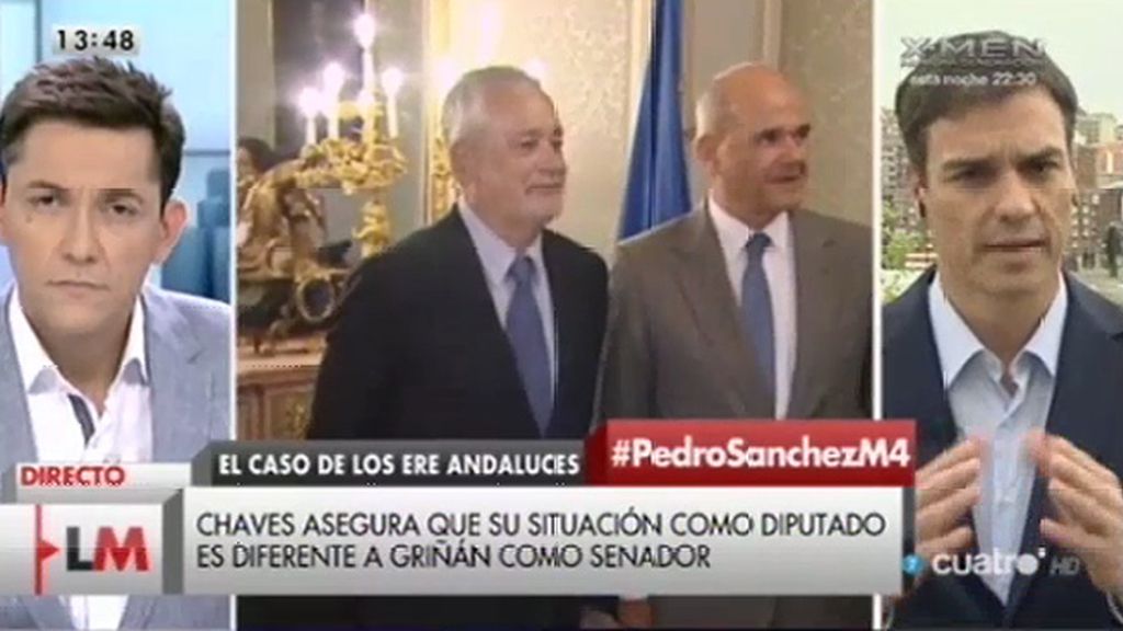 Pedro Sánchez: "Cuando un responsable político del PSOE se siente en los tribunales tendrá que dimitir de sus cargos"