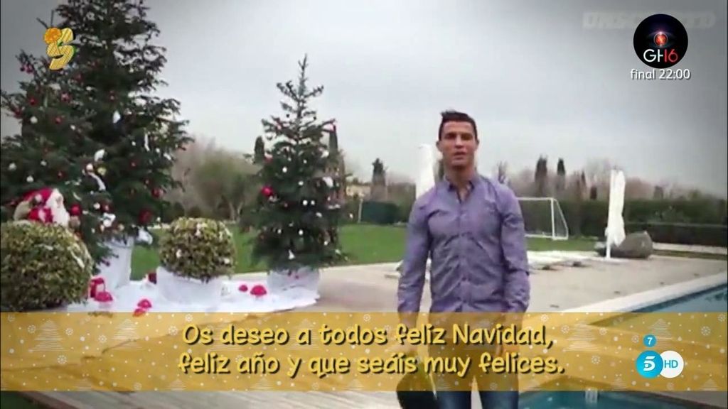 Cristiano Ronaldo nos enseña su casa y, de paso, nos desea ¡Felices fiestas!