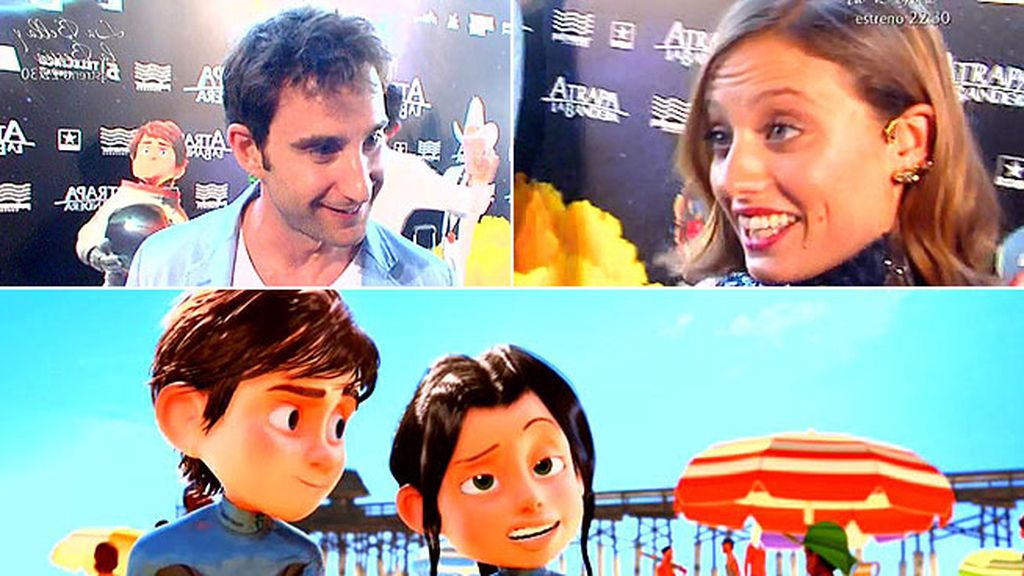 Dani Rovira y Michelle Jenner, protagonistas en la presentación de 'Atrapa la bandera'