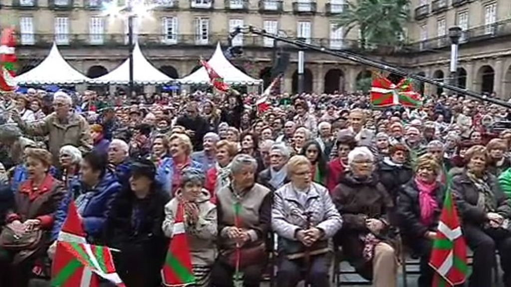 Euskadi mirando a Europa es el lema en el Aberri Eguna
