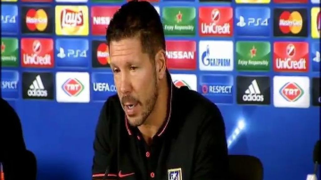 Simeone: "Me parece exagerado decir que el favorito somos nosotros"