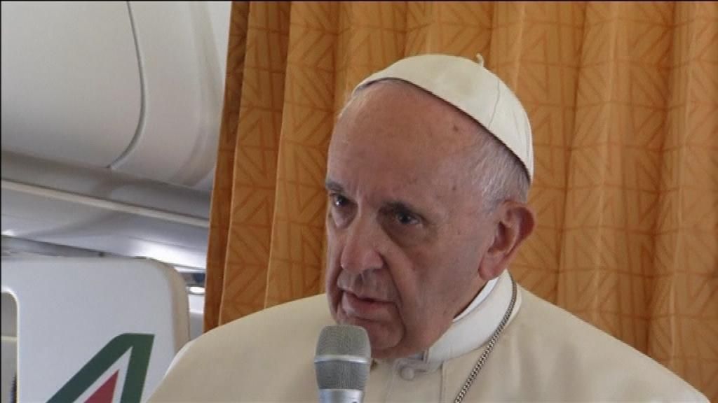 El Papa dice que estamos en guerra, pero no entre religiones