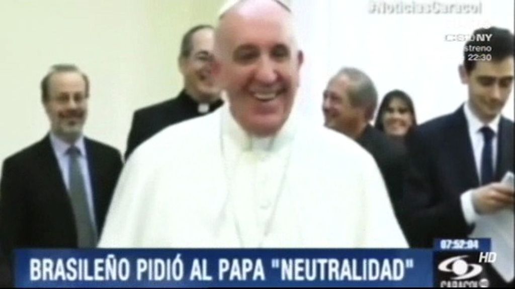 Brasil le pide al Papa neutralidad
