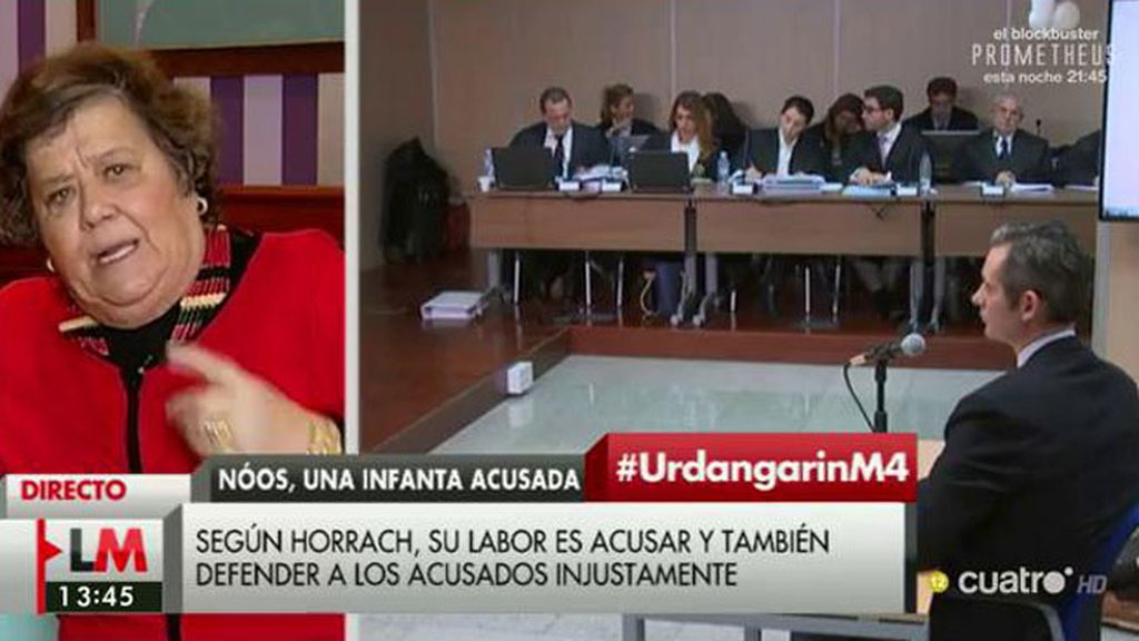 Almeida: "Si Urdangarín se está haciendo de desmemoriado, ella va a hacer de tonta"