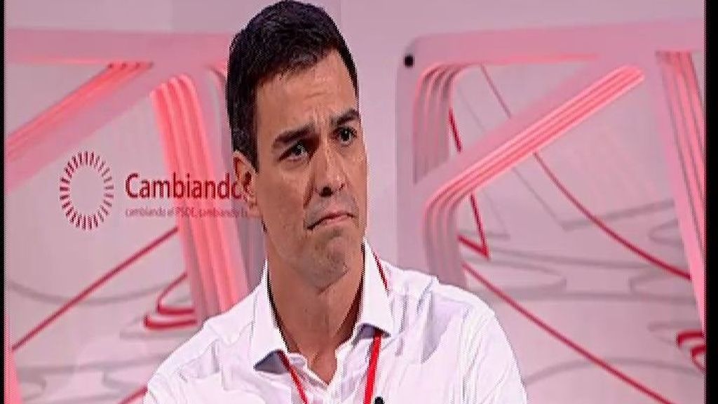 Pedro Sánchez pronuncia su primer discurso como líder del PSOE