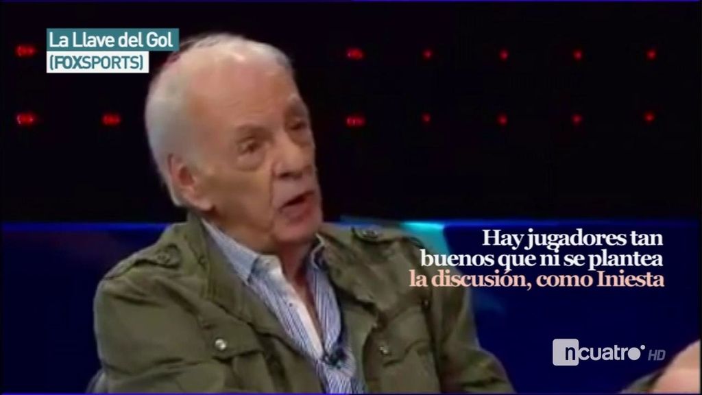 Menotti se olvida de Messi: “Para mí, Iniesta es el mejor jugador del mundo”