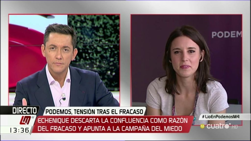 Montero, sobre Podemos: “Confundir debate con guerra es malsano para la democracia”