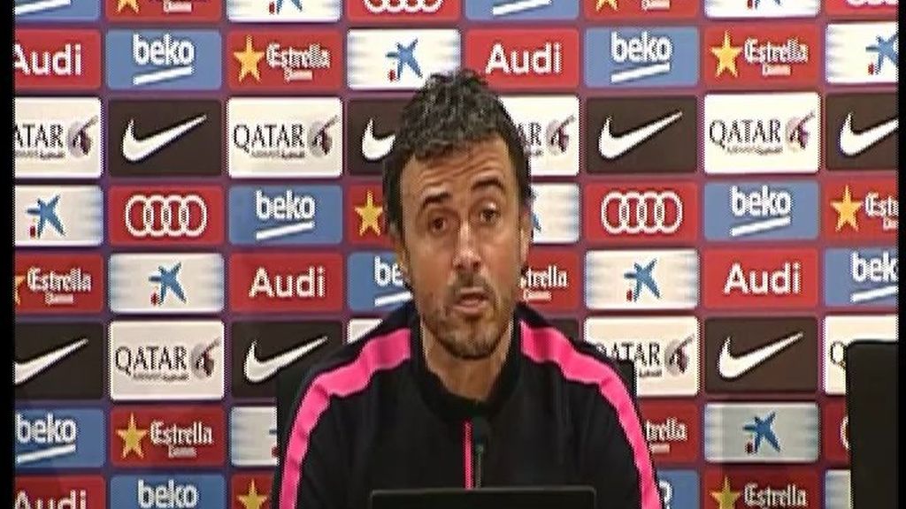 Luis Enrique cree que el Barça necesita intensidad contra el Atlético de Madrid