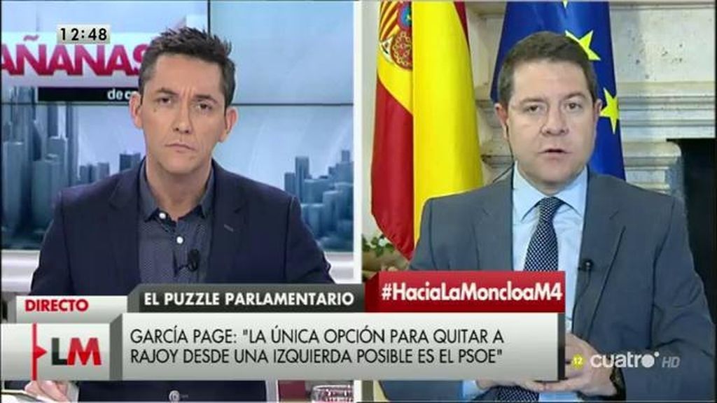 García-Page: "Hay opciones serias de que podamos ir a unas segundas elecciones"