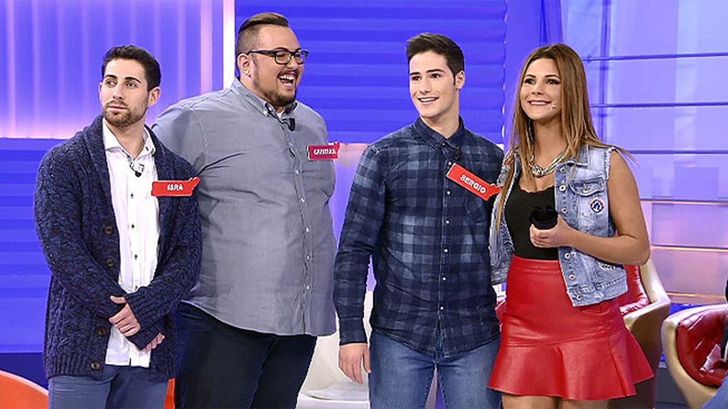 No hay dos sin tres: Cristian, Isra y Sergio quiere conquistar a Alba No hay dos sin tres: Cristian, Isra y Sergio quiere conquistar a Alba