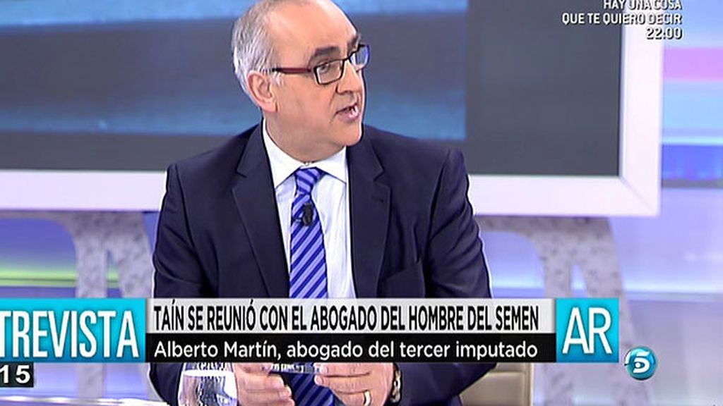 Alberto Martín, abogados del 'hombre del semen': "Se agarran a esto para sembrar dudas"